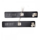 Система фіксації DS Fetish Neck collar and hogtie restraints with chain чорна