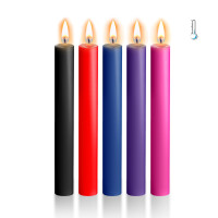 Набір свічок воскових Art of Sex Thin 10 см (5 шт), низькотемпературні, тонкі Набір свічок воскових Art of Sex Thin 10 см (5 шт), низькотемпературні, тонкі