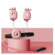 Зажимы для сосков с вибрацией Qingnan No.2 Vibrating Nipple Clamps Pink