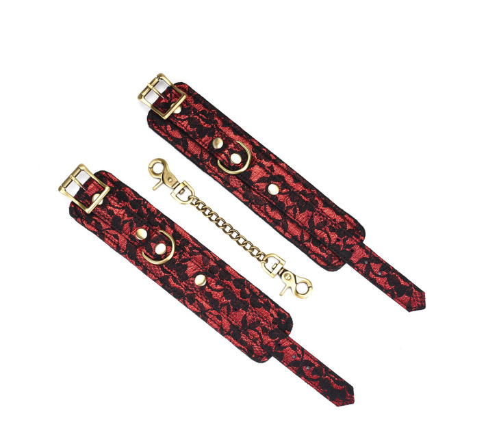 Наручники Liebe Seele Victorian Garden Wrist Cuff, кільця та з’єднувальний ланцюжок