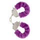 Наручники з хутром Toy Joy Furry fan cuffs Фіолетові