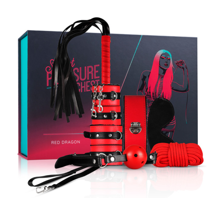 Набір БДСМ Loveboxxx Secret Pleasure Chest Red Dragon