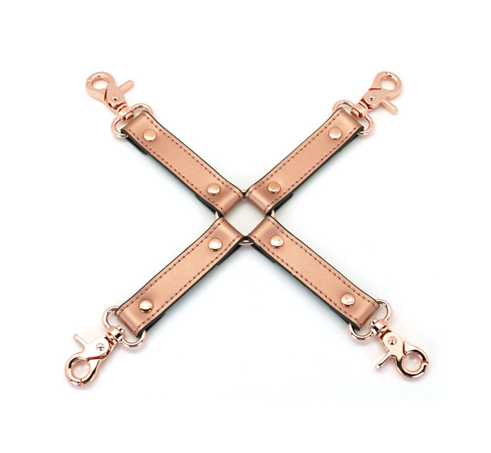 Крестовина для фиксации Liebe Seele Rose Gold Memory Hog Tie, натуральная кожа, розовое золото