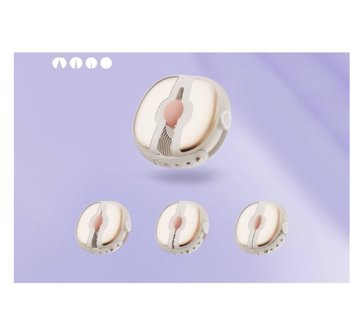 Зажимы на соски с вибрацией и пультом управления Qingnan No.3 Розовые