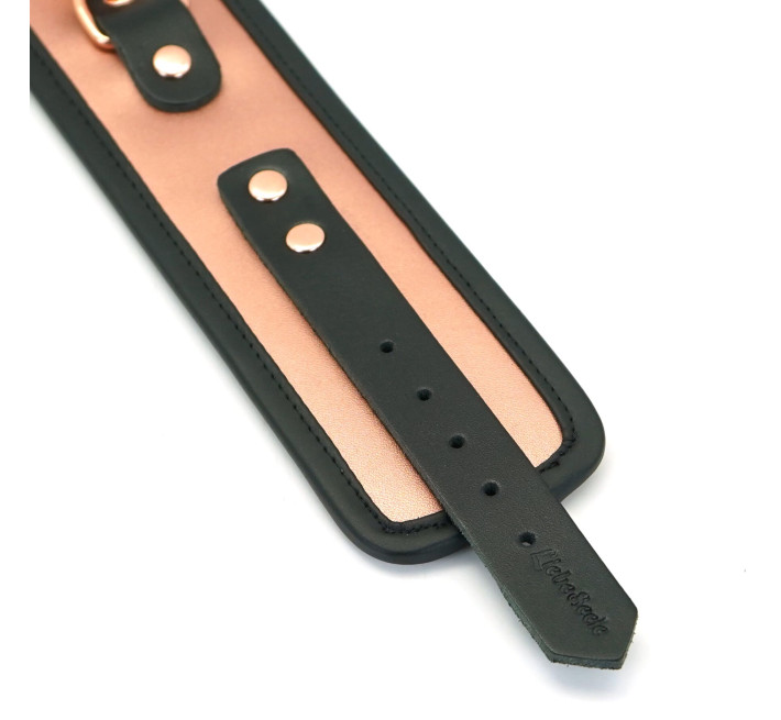 Поножи Liebe Seele Rose Gold Memory Ankle Cuffs, натуральная кожа, розовое золото
