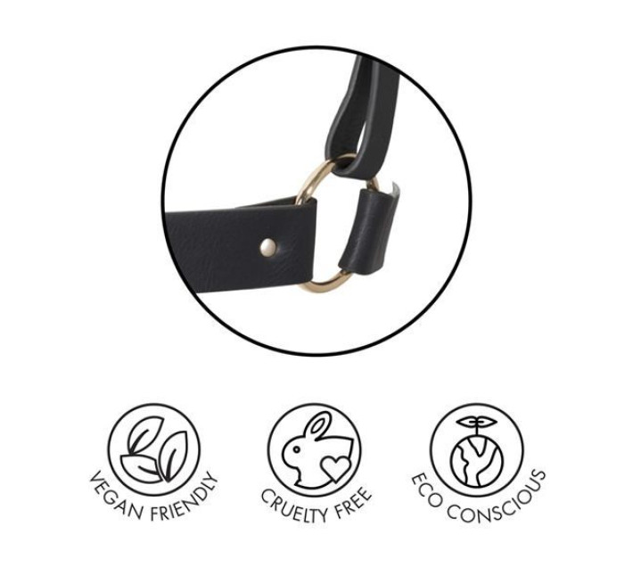 Портупея Bijoux Indiscrets MAZE H Harness Черная