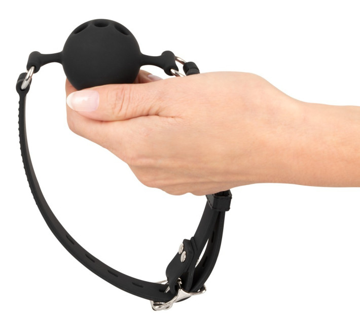 Кляп с отверстиями Bad Kitty Gag Black M