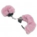 Наручники DS Fetish Plush handcuffs, метал з хутром, рожеві