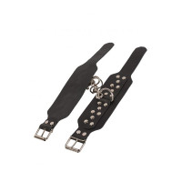 Кайдани на щиколотки sLash Leather Leg Cuffs, Black