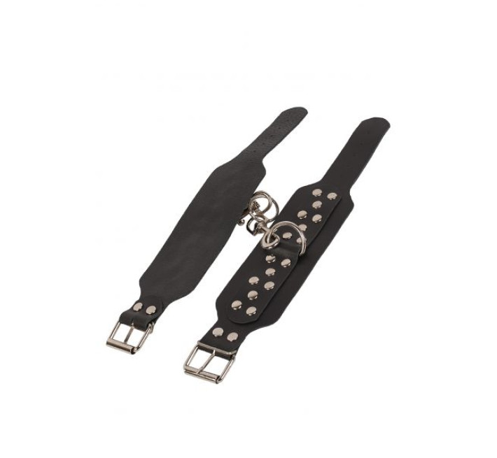 Кайдани на щиколотки sLash Leather Leg Cuffs, Black