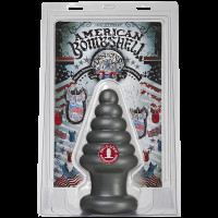 Анальна пробка для фістингу Doc Johnson American Bombshell Destroyer Gun Metal, діаметр 10,7 см