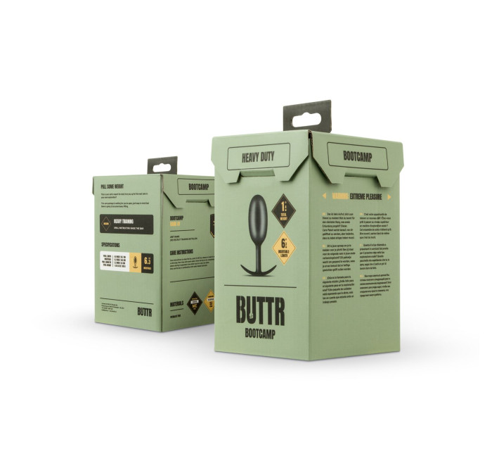 Анальная пробка BUTTR - Heavy Duty Weighted Butt Plug