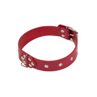 Нашийник sLash Leather Restraints Collar, Red Нашийник sLash Leather Restraints Collar, Red