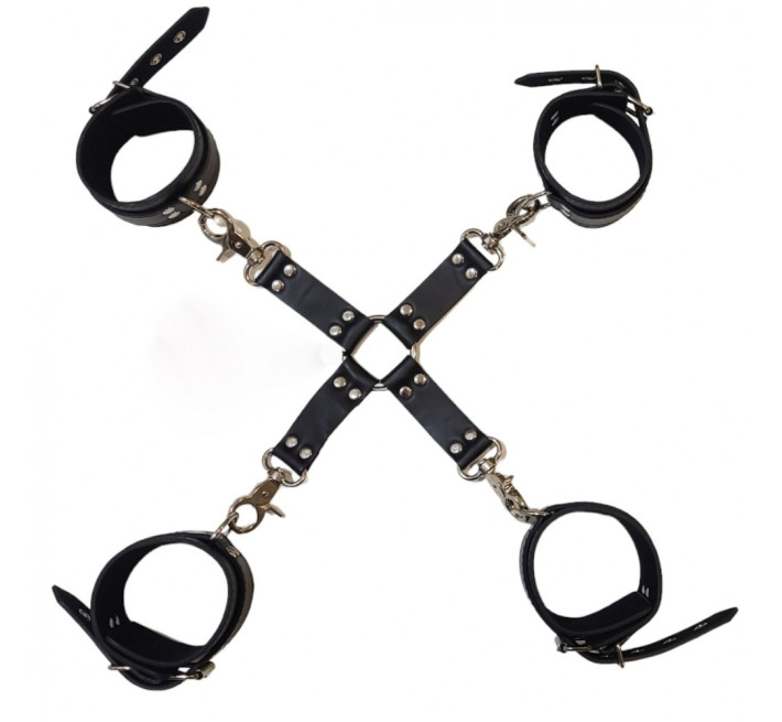 Система фіксації DS Fetish Hogtie (thick hook) Чорна