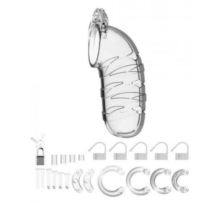 Пояс верности ManCage 05 Chastity Cage прозрачный