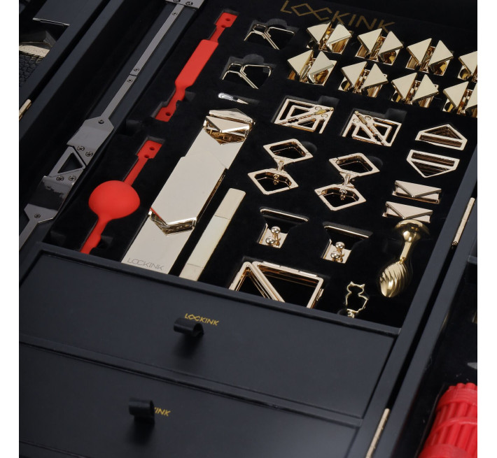 БДСМ-набір LOCKINK All-in-1 BDSM Play Kit - Crocodile Leather