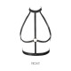 Портупея Bijoux Indiscrets MAZE H Harness Черная