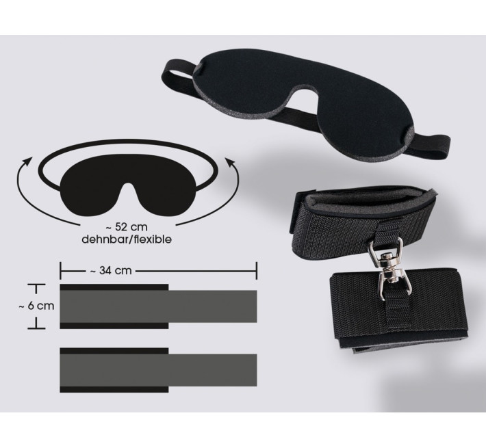 Набор наручники и маска Bad Kitty Naughty Toys