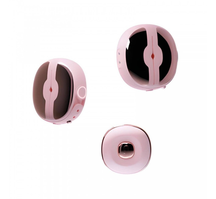 Зажимы на соски с вибрацией и пультом управления Qingnan No.3 Розовые