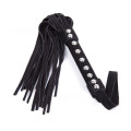 Флоггер DS Fetish Leather flogger suede leather black 50 см