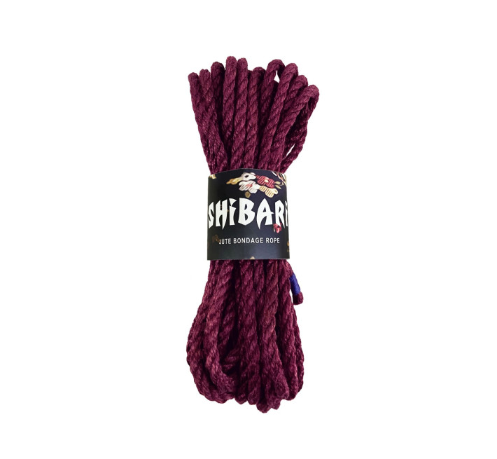 Джутовая веревка для Шибари Feral Feelings Shibari Rope, 8 м Фиолетовая