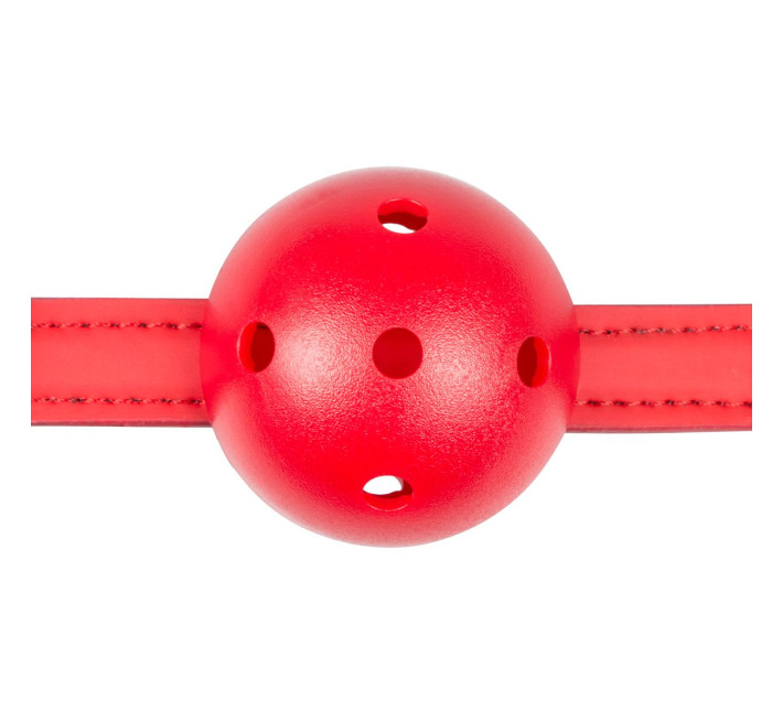Кляп EasyToys Ball Gag With PVC Ball - Red