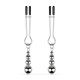 Затискачі для сосків Bedroom Fantasies: Nipple Clamps with Beaded Chain - Silver