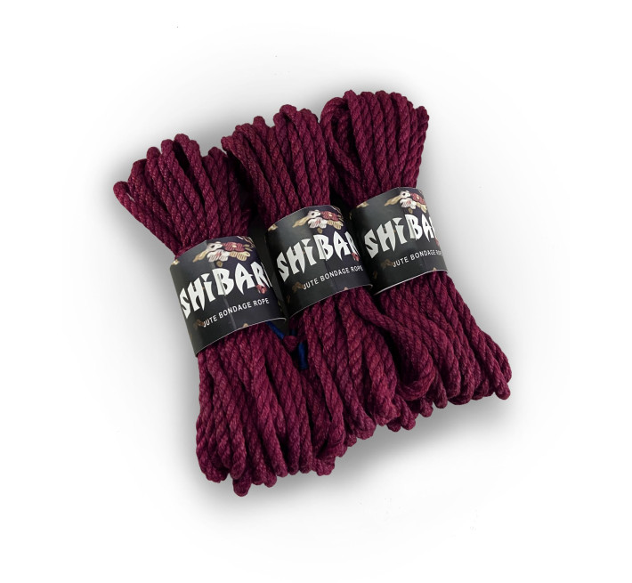 Джутовая веревка для Шибари Feral Feelings Shibari Rope, 8 м Фиолетовая