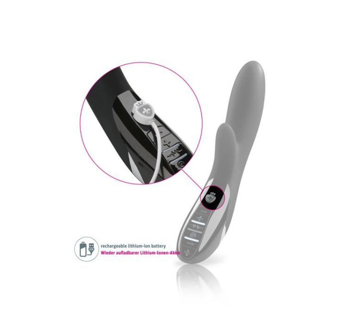 Вібратор-кролик з електростимуляцією Mystim Daring Danny eStim Міостимулятор Чорний