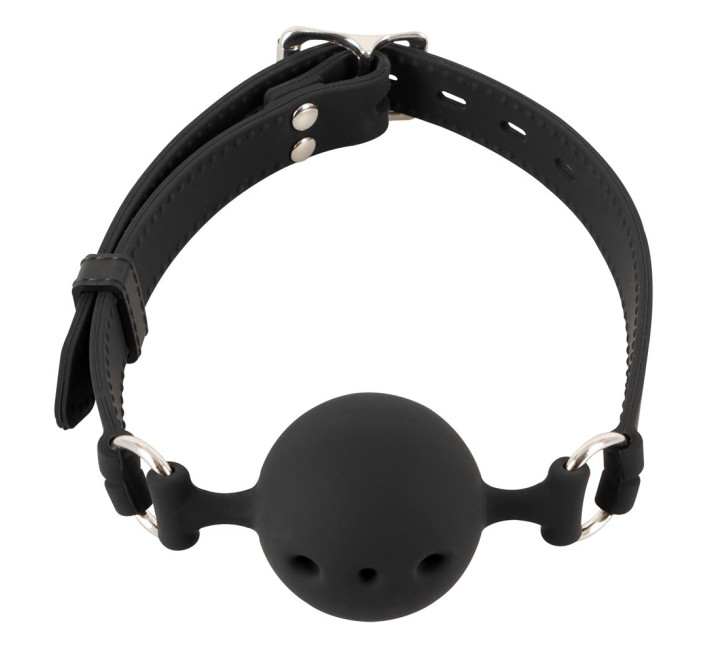 Кляп с отверстиями Bad Kitty Gag Black M