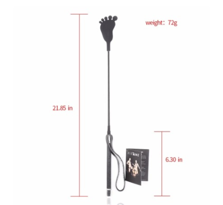 Стек DS Fetish Crop toe black, 56 см