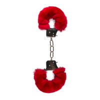 Наручники металеві з хутром EasyToys Red