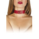 Ошейник sLash Leather Restraints Collar, Red