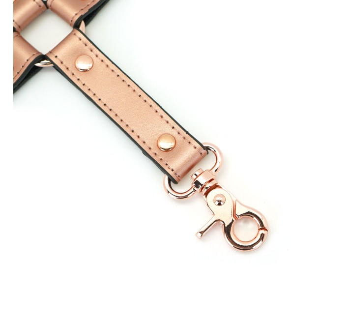 Крестовина для фиксации Liebe Seele Rose Gold Memory Hog Tie, натуральная кожа, розовое золото