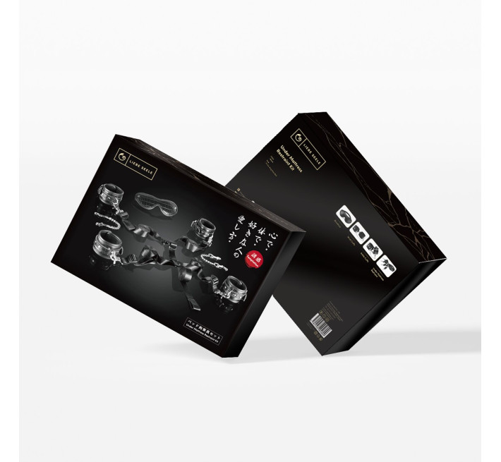 Набір для фіксації на ліжку Liebe Seele Temptation Underbed Mattress Restraint Kit + маска