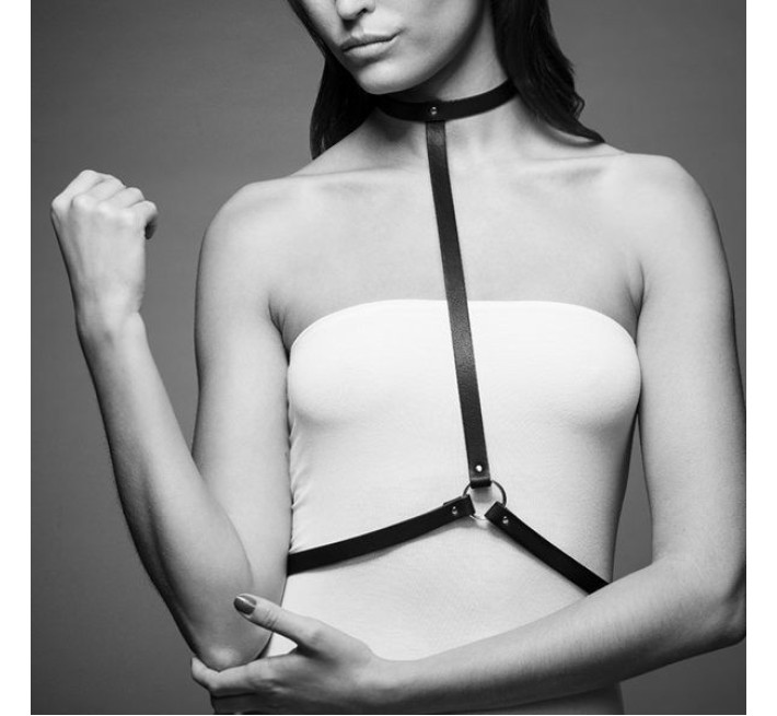 Портупея Bijoux Indiscrets MAZE I Harness Чорна
