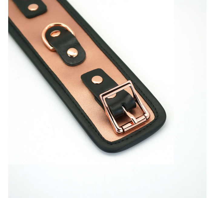 Поножи Liebe Seele Rose Gold Memory Ankle Cuffs, натуральная кожа, розовое золото