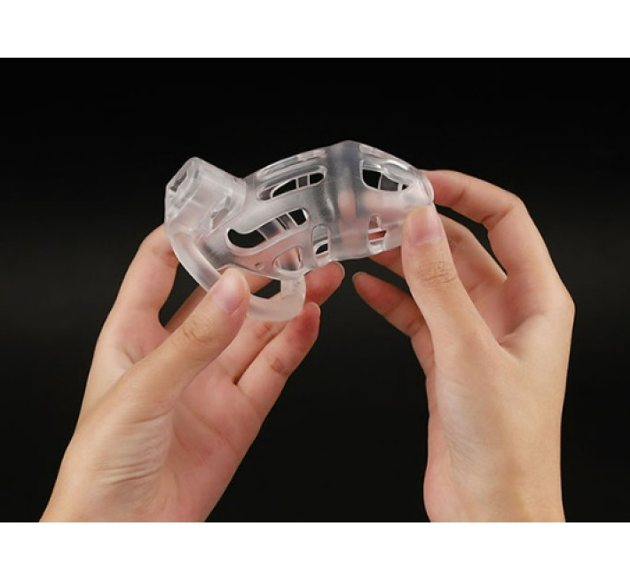 Пояс вірності пластик з 3-ма кільцями Lockink Sevanda Прозорий