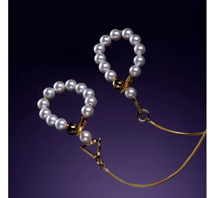 Поножья с позолотой UPKO Moist Eyes жемчужные