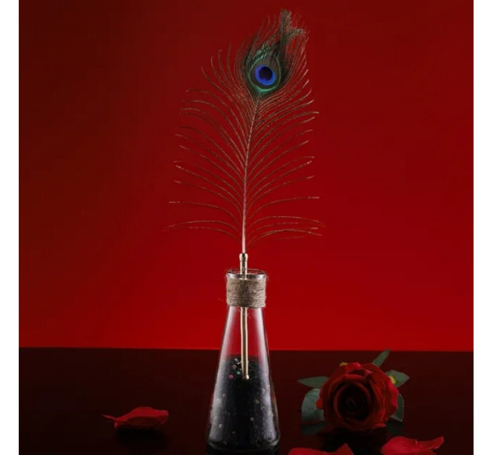 Набір з 2 пір'їнок Lockink Natural Peacock Flirting Feather Tickler