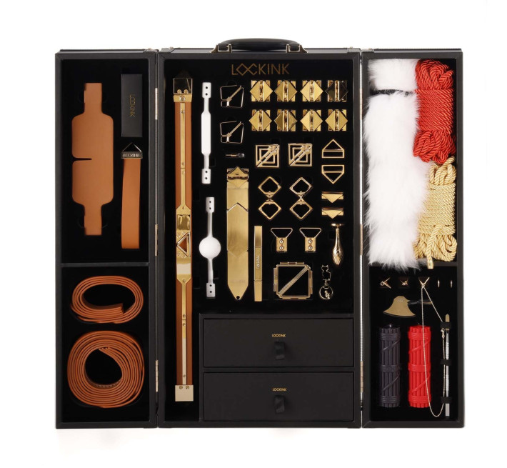 БДСМ-набір LOCKINK All-in-1 BDSM Play Kit - Brown Color