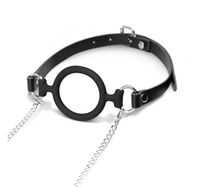 Зажимы с кляпом для сосков Bedroom Fantasies: Nipple Clamps & Silicone Gag Ring