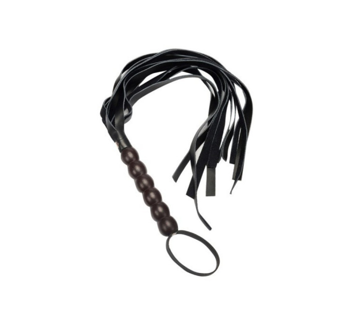 Флоггер DS Fetish Flogger L black ball 58 см