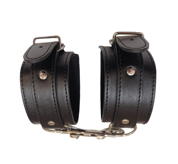 Наручники DS Fetish кожзаменитель, черные