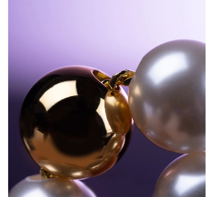 Поножья с позолотой UPKO Moist Eyes жемчужные