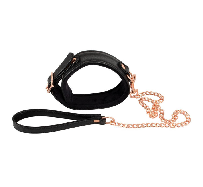 Нашийник з повідцем Bad Kitty Collar Чорний