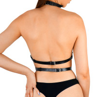 Портупея жіноча Art of Sex - Mirra, натуральна шкіра, розмір XS-2XL, колір чорний Портупея жіноча Art of Sex - Mirra, натуральна шкіра, розмір XS-2XL, колір чорний