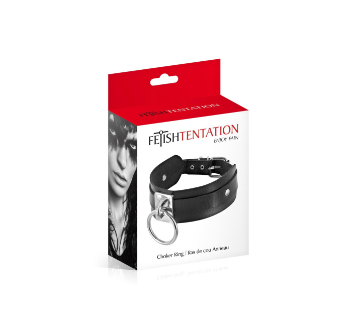 Ошейник c кольцом Fetish Tentation Choker Ring