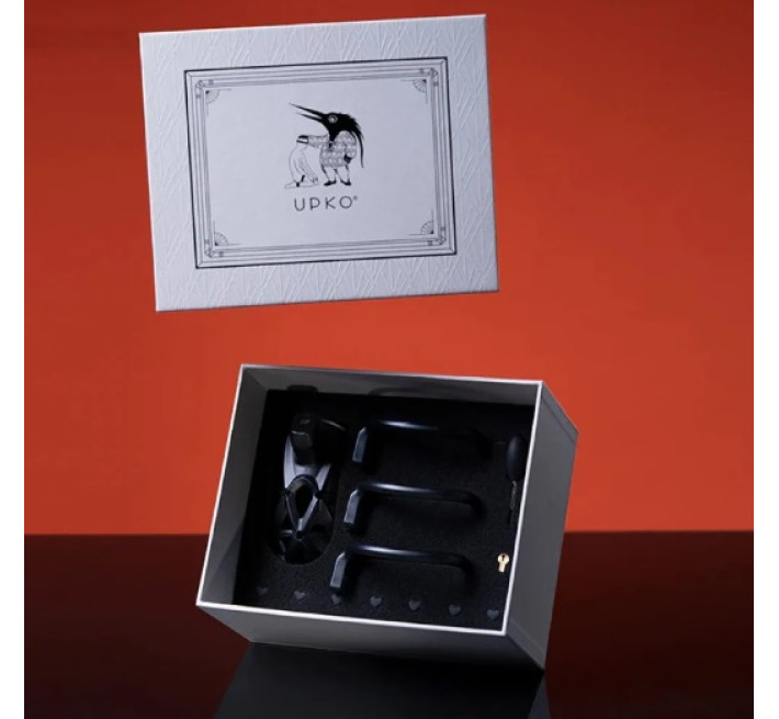 Чоловічий пояс вірності UPKO Caged Beast Male Chastity Device Kit Синій