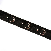 Ошейник с поводком Liebe Seele Boudoir Amor Collar with Leash Black